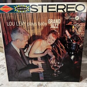 Lou Levy Plays Baby Grand Jazz Vinyl LP Jubilee SDJLP 1101 Stereo 1958 Jazz